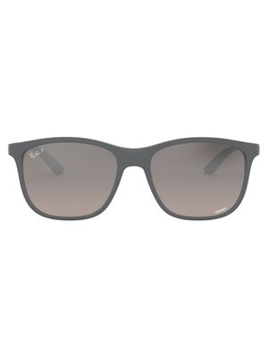 Ray-Ban lunettes de soleil Chromance à monture carrée - Gris