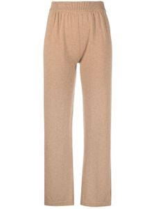 Barrie pantalon droit en cachemire - Marron