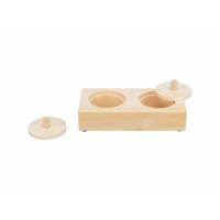 2-in-1 speelgoed en snoepjesdispenser voor huisdieren Trixie Hout 14 × 3 × 7 CM