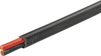 HERTH+BUSS Plastic cable 2x1.5 black flyy