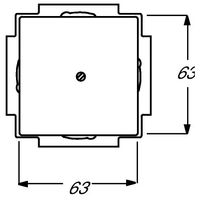 1742-866  - Control element blind cover 1742-866 - thumbnail