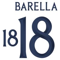 Barella 18 (Officiële Italië Away Bedrukking 2023-2024) - thumbnail