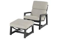 Gio relax lounge chair plus footstool - Hartman