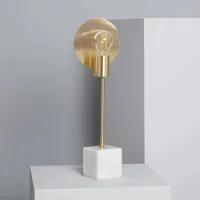 Tafellamp marmer San goud E27 49 cm