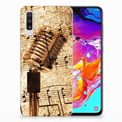 Samsung Galaxy A70 | Siliconen hoesje | met foto Bladmuziek