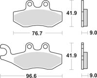 TRW Brake pad mcb 744 srm sintered metal