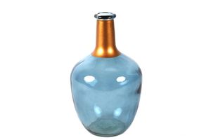 Decostar Countryfield Fles convex Babet S blauw/koper
