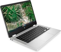 HP Chromebook x360 14a-ca0240nd Intel® Celeron® N4120 35,6 cm (14") Touchscreen Full HD 4 GB LPDDR4-SDRAM 64 GB eMMC Wi-Fi 5 (802.11ac) ChromeOS Zilver - thumbnail