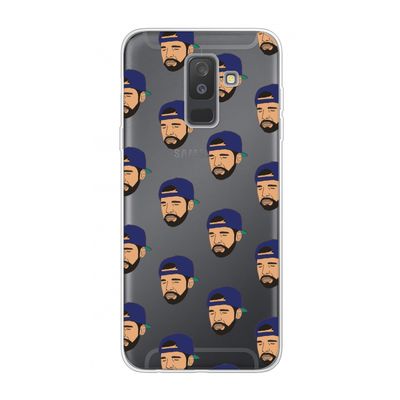 Drake Away: Samsung Galaxy A6 Plus (2018) Transparant Hoesje