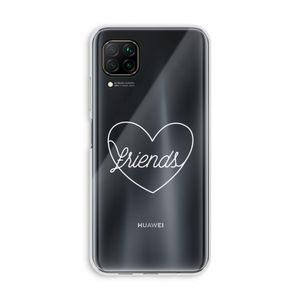 Friends heart pastel: Huawei P40 Lite Transparant Hoesje