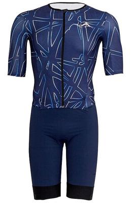 Sailfish Aerosuit perform trisuit korte mouw donkerblauw heren