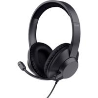 Trust Audiochip voor koptelefoon Kabel Zwart Noise Cancelling