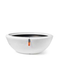 Schaal laag Arc Granite 153x56 wit bloempot Capi Europe - Capi europe