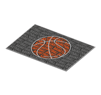 Basketbal bal placemat Basketbal bal placemat