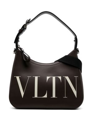 Valentino Garavani sac porté épaule VLTN en cuir - Marron