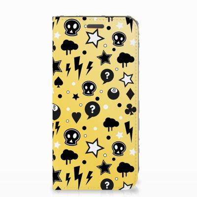 Mobiel BookCase Motorola Moto E5 Play Punk Geel
