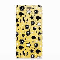 Mobiel BookCase Motorola Moto E5 Play Punk Geel