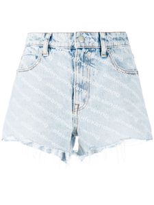 Alexander Wang short Bite en jean - Bleu