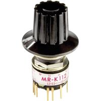 NKK Switches MRK112-A MRK112-A Draaischakelaar 125 V/AC 0.25 A Schakelposities 12 1 x 30 ° 1 stuk(s)