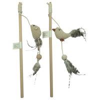 Adori Hengel Natural - Kattenspeelgoed - 36 cm Assorti - thumbnail