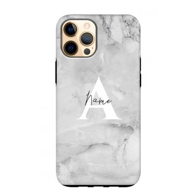 Ivory Marble: iPhone 12 Pro Max Tough Case