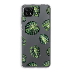 Tropische bladeren: Samsung Galaxy A22 5G Transparant Hoesje