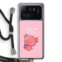 Love You A Lotl: Xiaomi Mi 11 Ultra Transparant Hoesje met koord