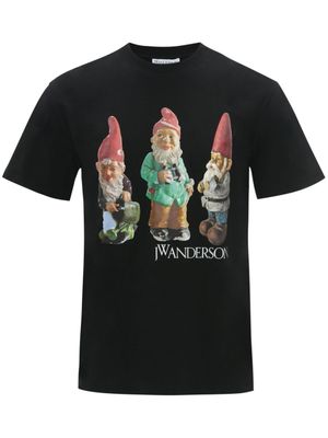 JW Anderson chemise Gnome Trio en coton - Noir
