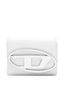 Diesel 1dr tri-fold leather wallet - Blanc