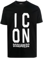 DSQUARED2 t-shirt à logo Icon imprimé - Noir