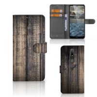 Nokia 2.4 Book Style Case Steigerhout - thumbnail