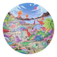 - Ronde Puzzel in Opbergbox - Dino&apos;s 150 stuks