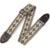 Levys Leathers M8HTV-007 geweven gitaarband met print - vintage wit
