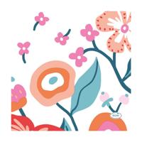Duni Servetten Vibrant Bloom 24cm