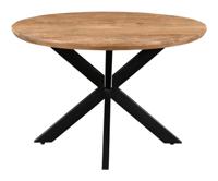 Livingfurn Ronde Eettafel Jesper Mangohout, 140cm - Bruin - thumbnail