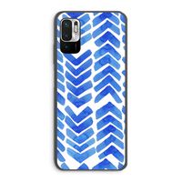 Blauwe pijlen: Xiaomi Redmi Note 10 5G Transparant Hoesje