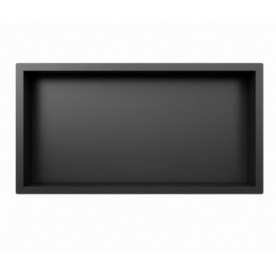 Fortifura Galeria Inbouwnis - 30x60x7cm - Mat zwart