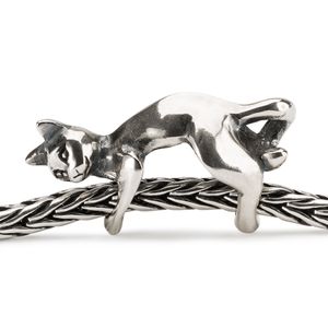 Trollbeads TAGBE-30153 Kraal Speelse Kat zilver