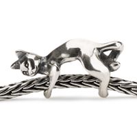 Trollbeads TAGBE-30153 Kraal Speelse Kat zilver