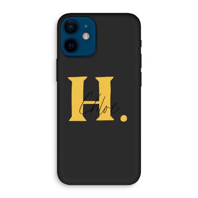 Amber Script: iPhone 12 mini Biologisch afbreekbaar hoesje