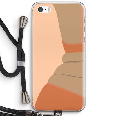 Bikini: iPhone 5 / 5S / SE Transparant Hoesje met koord