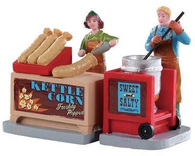 Kettle corn stand set of 2 - Lemax
