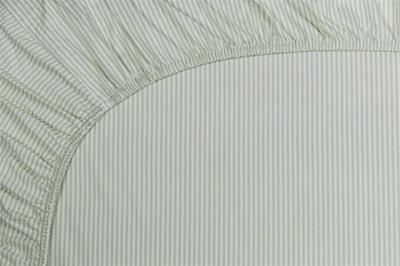 Pip Studio Hoeslaken Duo Stripe Green