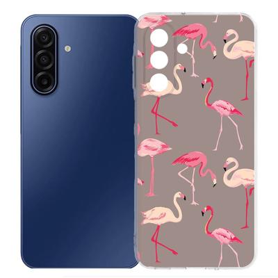 TPU Hoesje Samsung Galaxy A17 - Flamingo Backcover TPU Hoesje Samsung Galaxy A17 - Flamingo Backcover