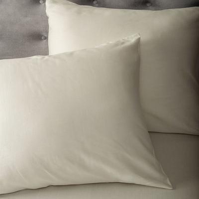 2 PACK: Satijnen Kussenslopen Creme Default Dekbed Discounter - Dekbed-Discounter.nl