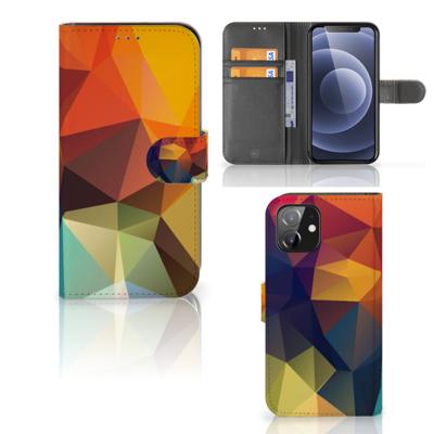 iPhone 12 | 12 Pro (6.1") | Book Case | Polygon Color