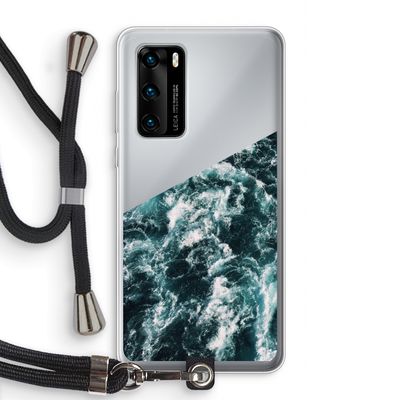 Zee golf: Huawei P40 Transparant Hoesje met koord