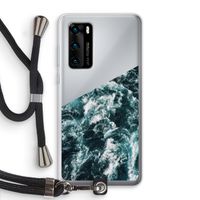 Zee golf: Huawei P40 Transparant Hoesje met koord