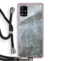 Grey Stone: Samsung Galaxy A51 5G Transparant Hoesje met koord