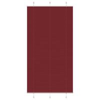 Pliss rolgordijn 110x200cm stofbreedte 109,4cm bordeauxrood